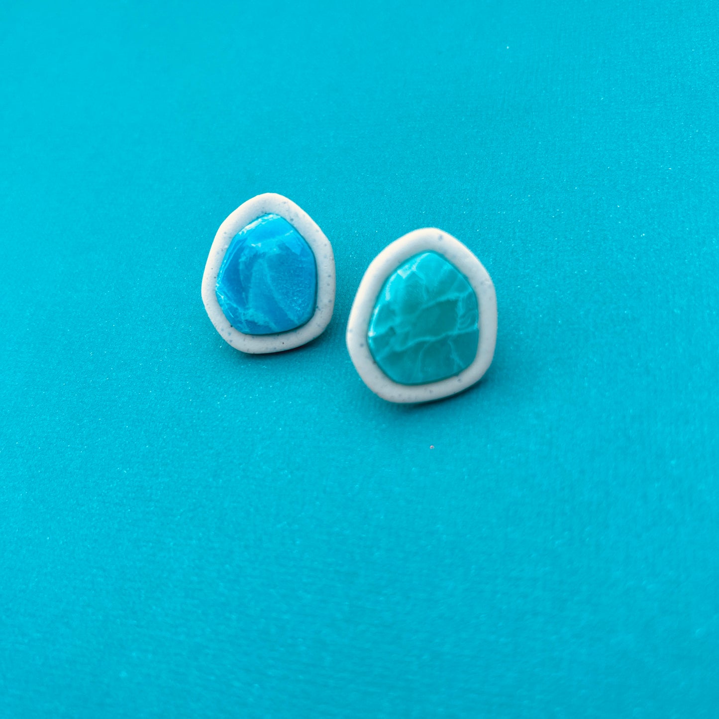 Ocean Sand - Stone Statement Studs